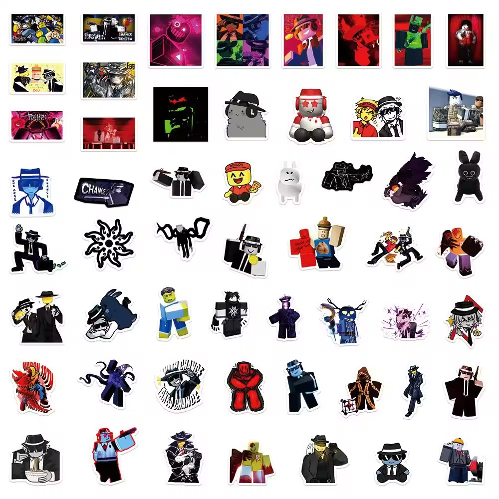 Foursaken 50PCS Horror Video Game-Inspired Stickers Pack