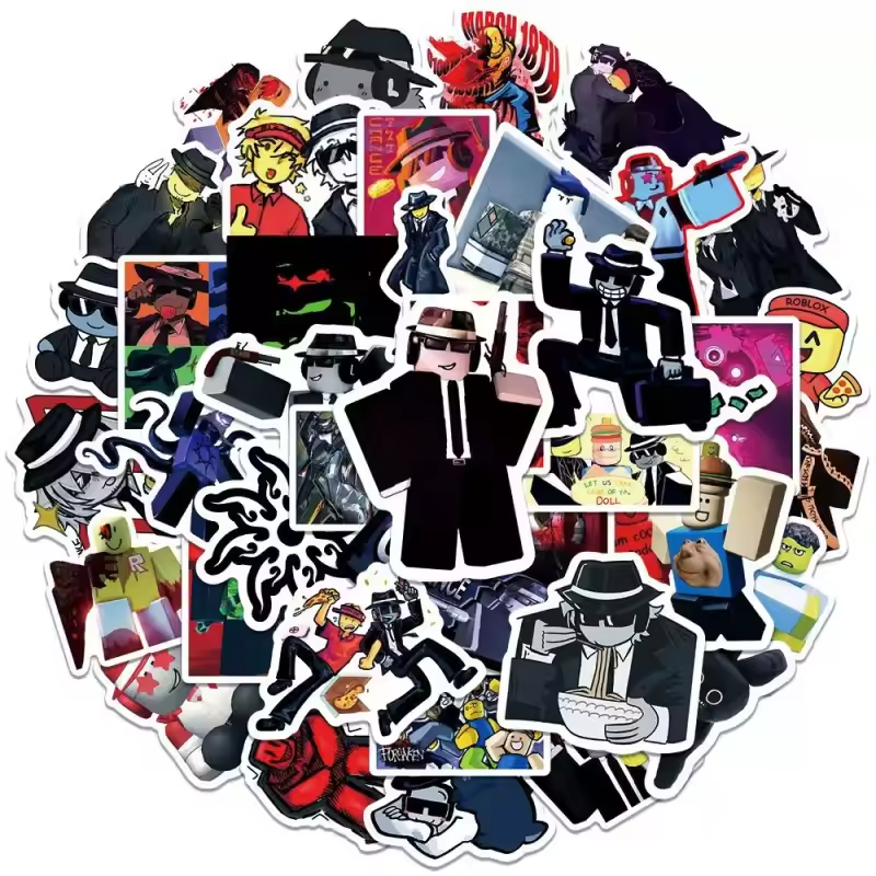 Foursaken 50PCS Horror Video Game-Inspired Stickers Pack