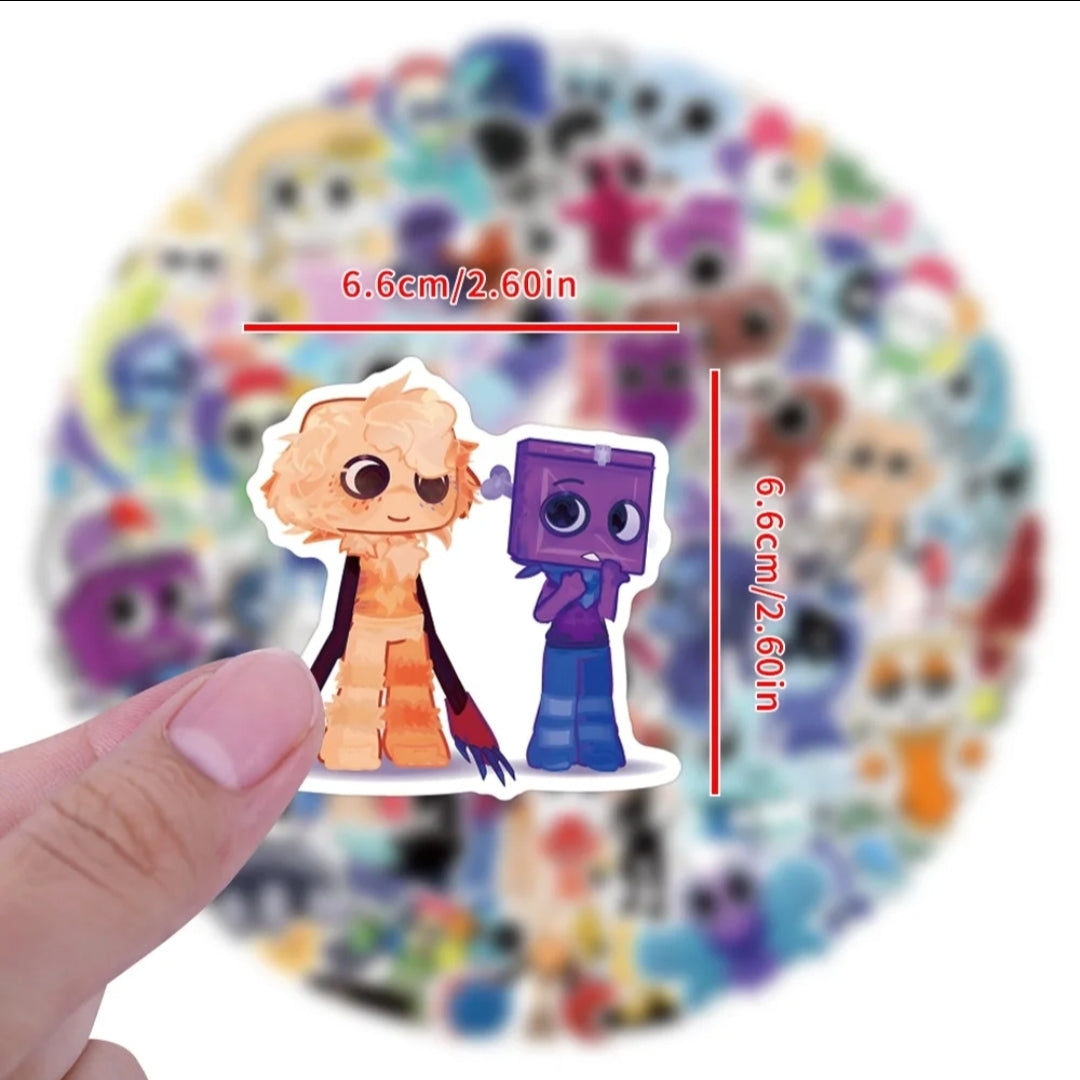 Dandy's World Stickers – Cute Fantasy Characters | Waterproof Vinyl Decals 100-Piece